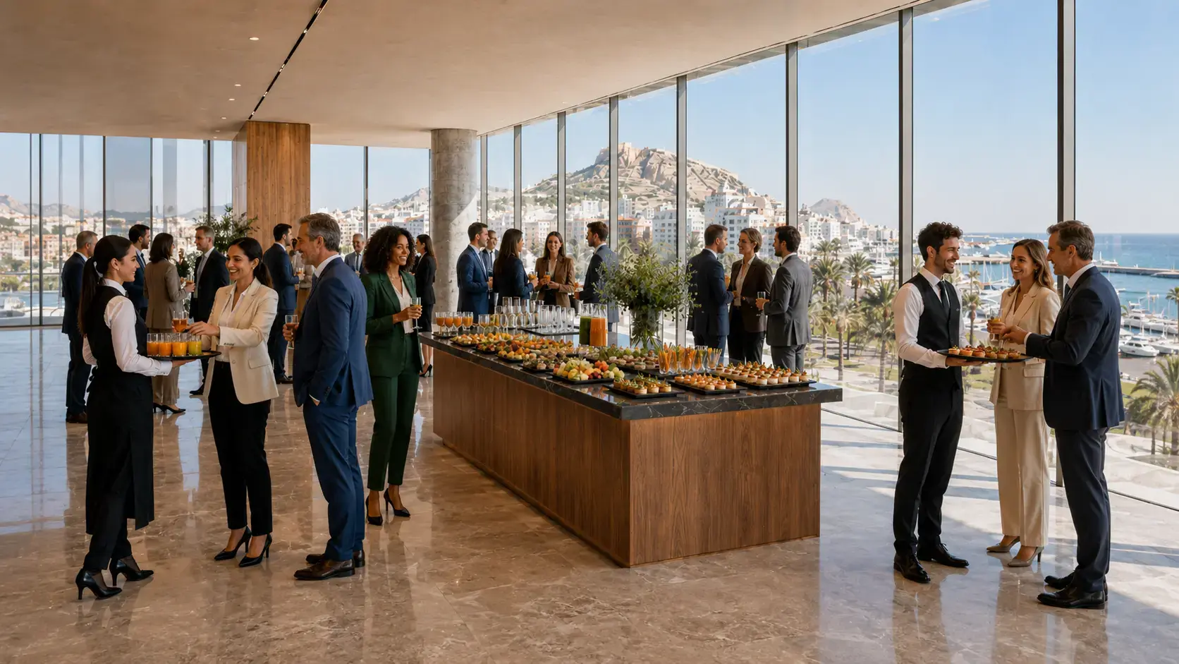 Servicio de catering corporativo para empresas en Alicante